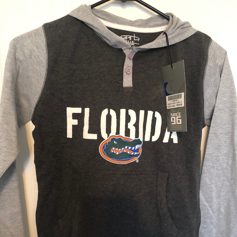NWT Youth Florida Gators l/s tshirt hoody listing is for both- 5-6 &  7-8